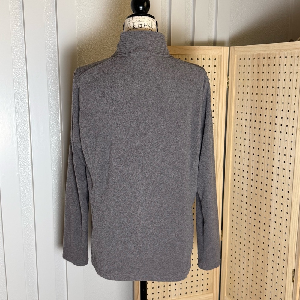 The North Face Women’s Gray Fleece ¼ Zip Pullover… - image 4